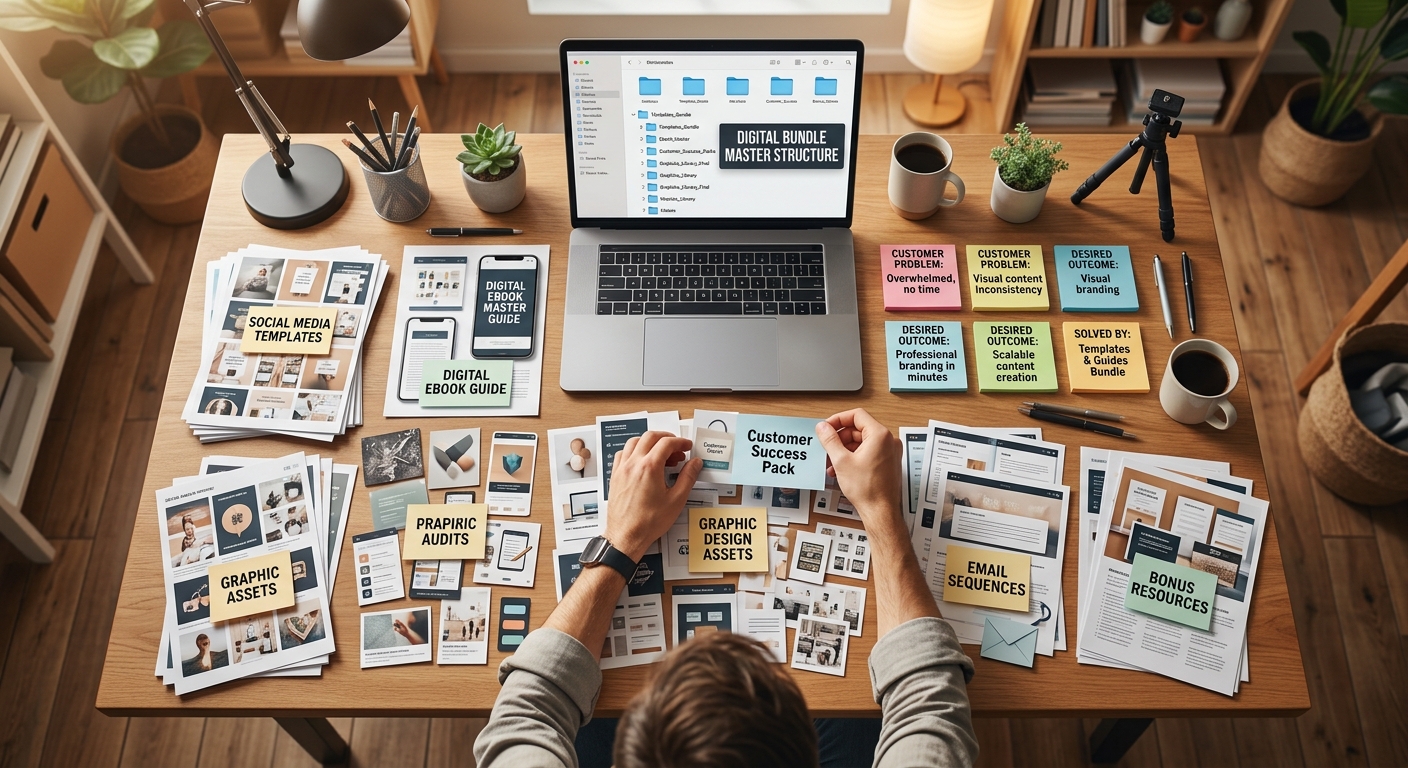 How to Create a Digital Bundle That Sells - Organizing Existing Digital Products