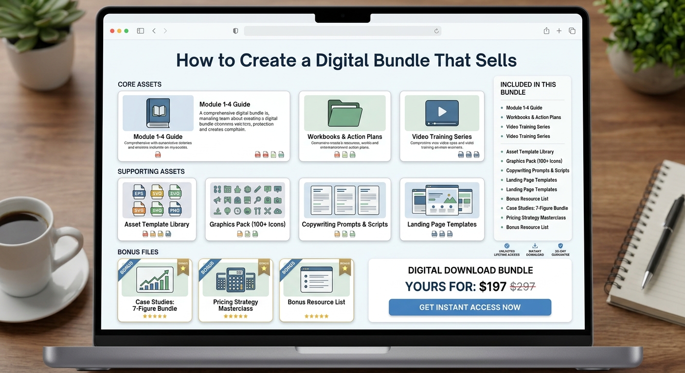 How to Create a Digital Bundle That Sells - Professional Digital Delivery